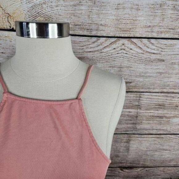 Urban Outfitters Silence + Noise Spaghetti Strap Pink Tank Top Size Small - Picture 2 of 6